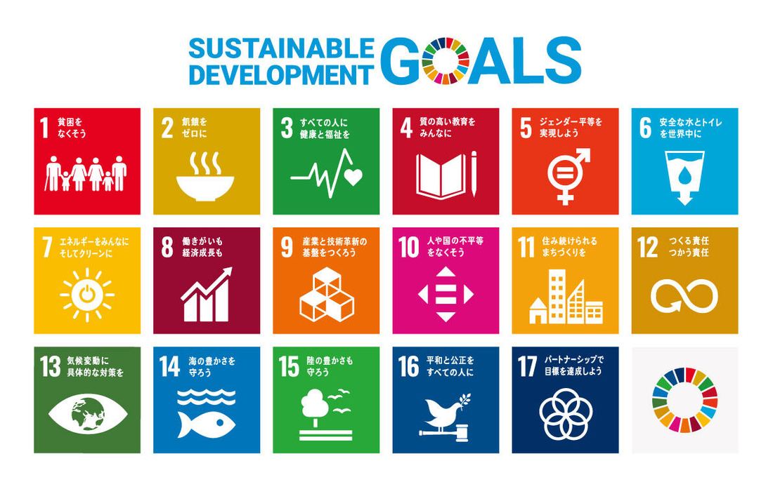 SUSTAINABLE DEVELOPMENT GOALS 17の目標