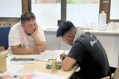 勉強熱心な姿